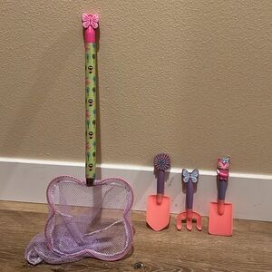 Butterfly and gardening play set